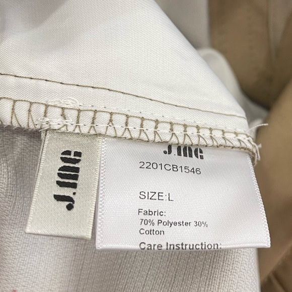 J.ING Tan Pleat Detail A-Line High Wide Leg Rise Shorts 90’s  Large Like New - Picture 8 of 9